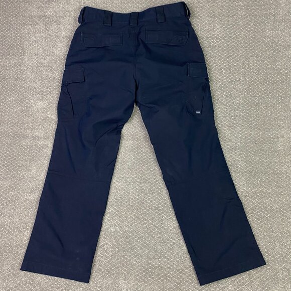 5.11 Tactical Pants Men's 34 x 36 Fits 34 x 30 Blue Stryke Cargo Utility Ripstop - Picture 4 of 16